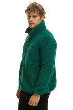 Retro TEDDY UNISEX HALF ZIP JACKET - AMAZON