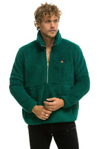 Retro TEDDY UNISEX HALF ZIP JACKET - AMAZON