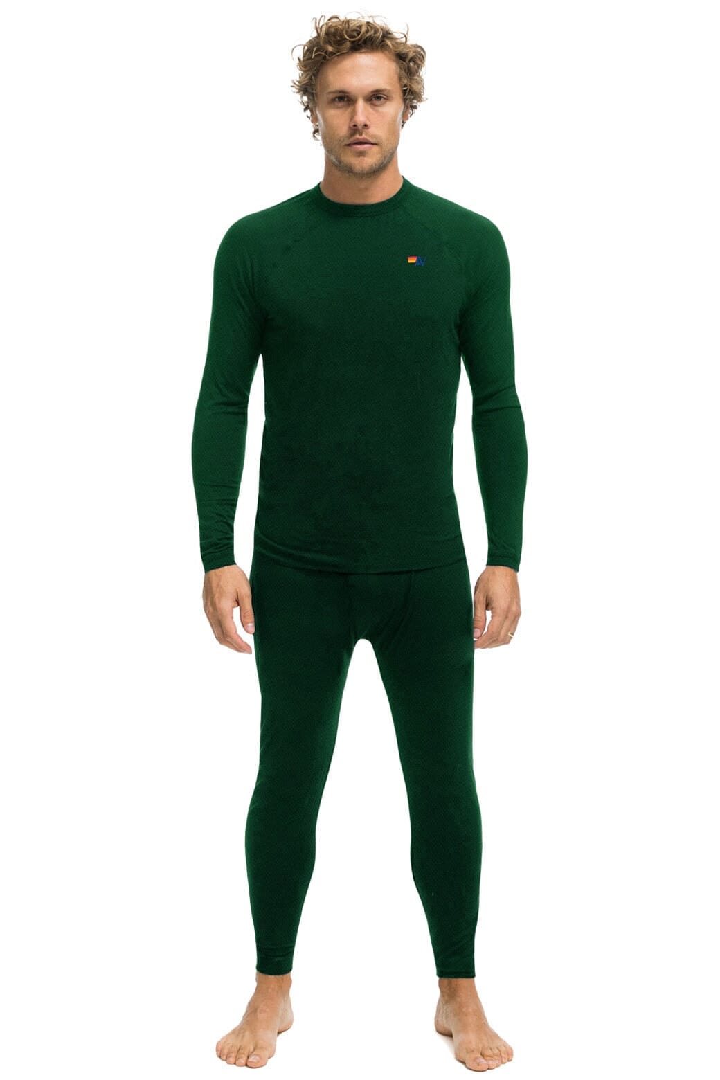Retro THERMAL BASE LAYER BOTTOM - FOREST