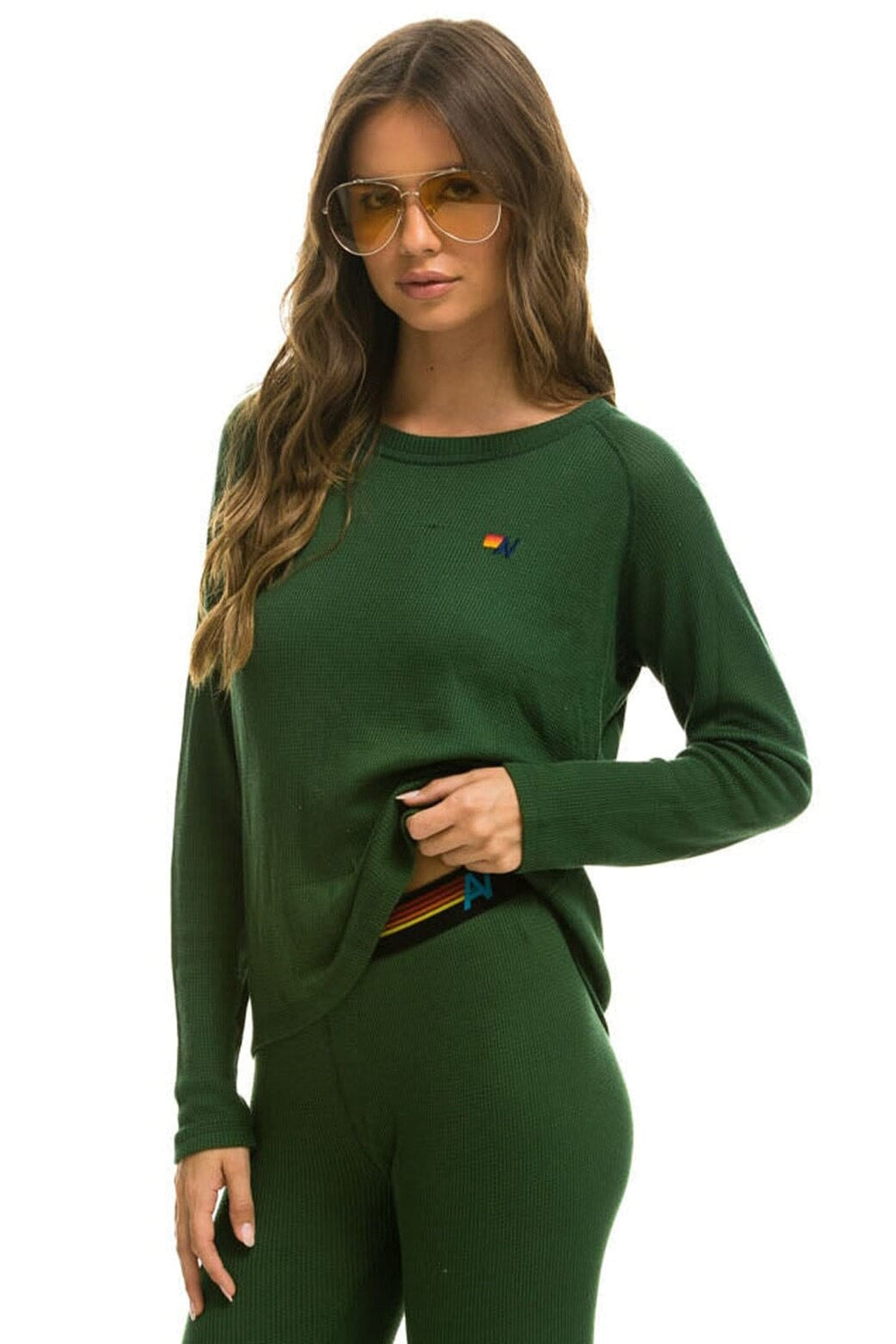 Retro THERMAL BASE LAYER TOP - FOREST