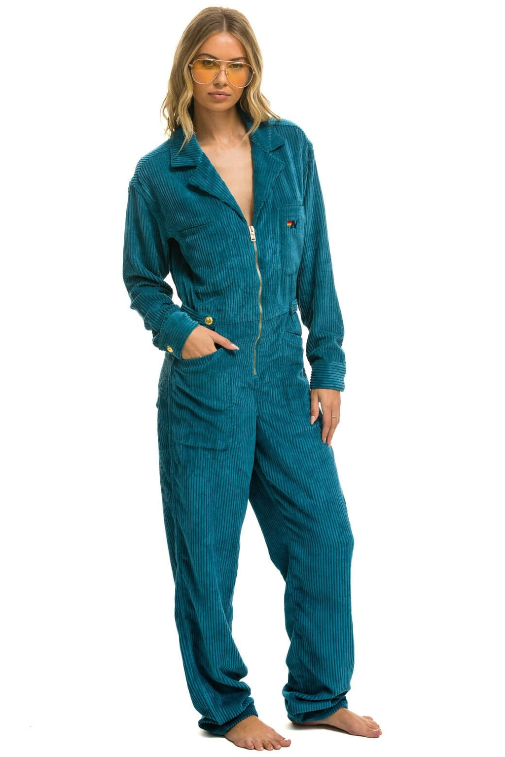 Retro UNISEX CORDUROY FLIGHT SUIT - CAPRI