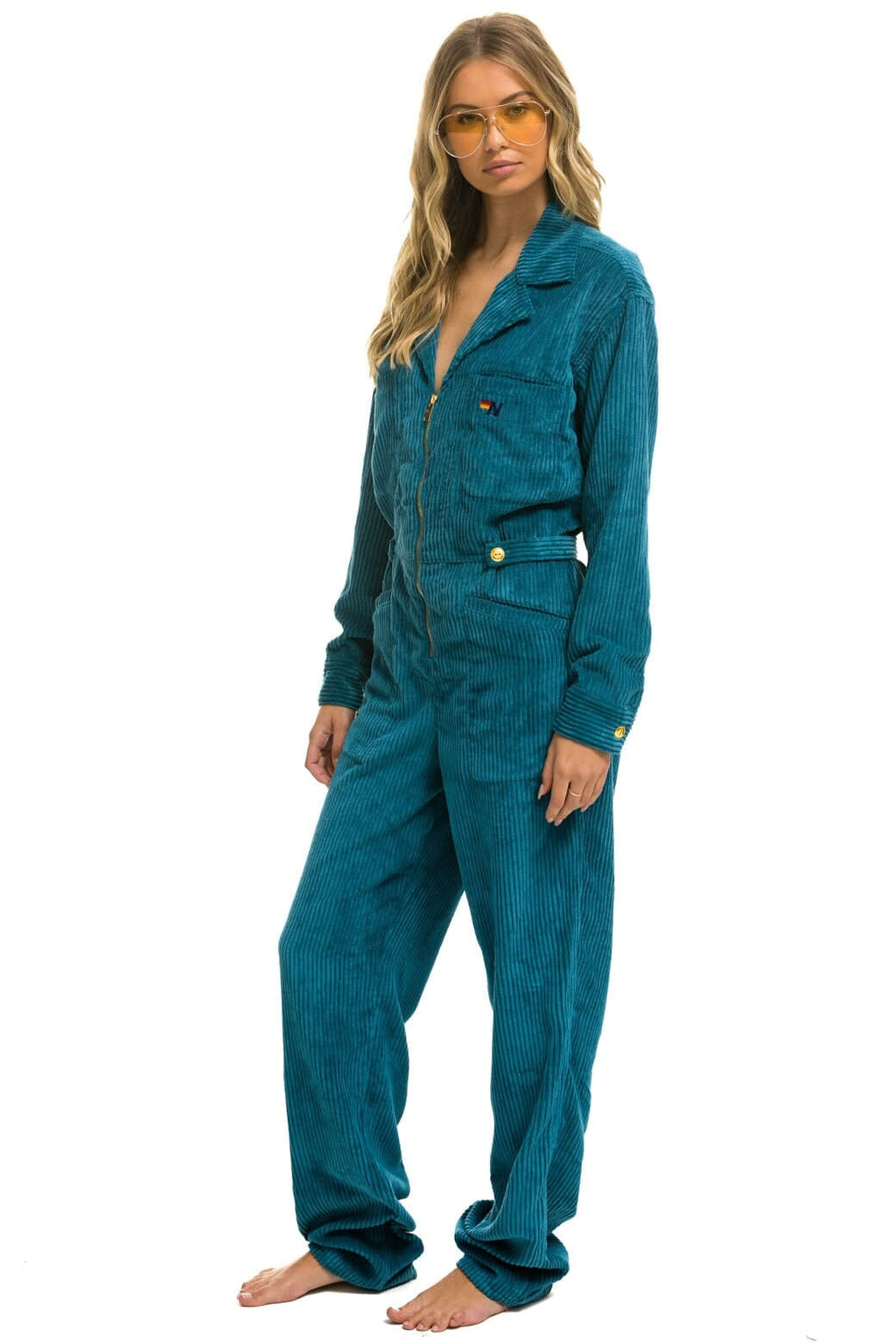 Retro UNISEX CORDUROY FLIGHT SUIT - CAPRI