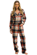 Retro UNISEX PLAID FLIGHT SUIT - COWBOY PLAID