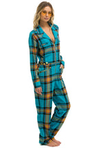 Retro UNISEX PLAID FLIGHT SUIT - JACKSON PLAID