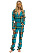Retro UNISEX PLAID FLIGHT SUIT - JACKSON PLAID