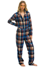 Retro UNISEX PLAID FLIGHT SUIT - PATRIOT PLAID