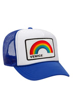 Retro VENICE RAINBOW TRUCKER HAT