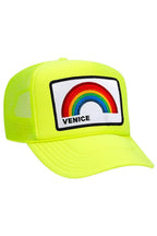 Retro VENICE RAINBOW TRUCKER HAT