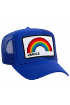 Retro VENICE RAINBOW TRUCKER HAT