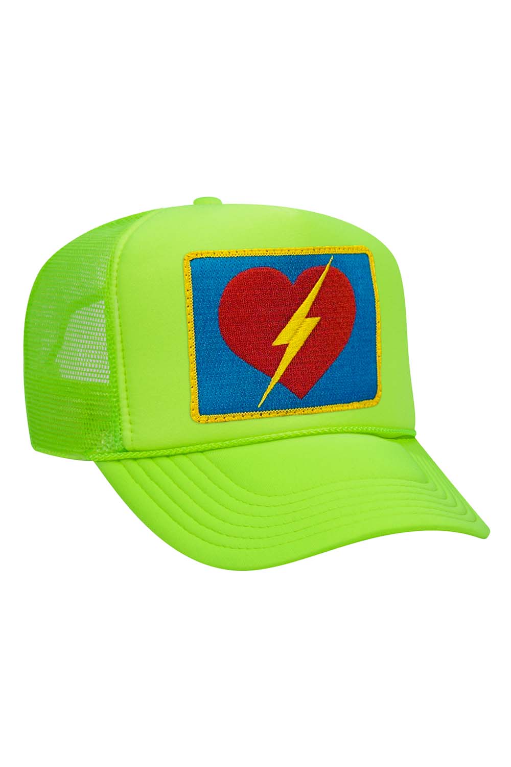 Retro VINTAGE BOLT HEART TRUCKER HAT
