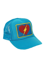 Retro VINTAGE BOLT HEART TRUCKER HAT