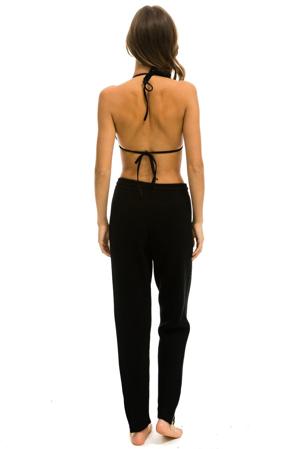 Retro VINTAGE CABIN CASHMERE SWEATER PANT - BLACK