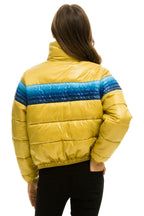 Retro 5 STRIPE APRES JACKET - GLOSSY KHAKI