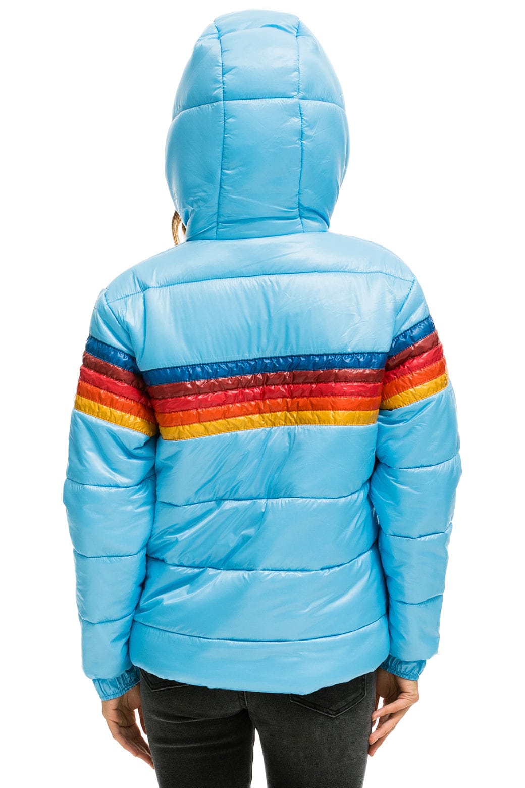 Retro 5 STRIPE TREKKER JACKET - GLOSSY SKY