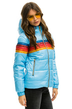 Retro 5 STRIPE TREKKER JACKET - GLOSSY SKY