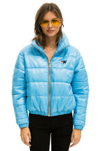 Retro BOLT LUXE APRES PUFFER JACKET - GLOSSY SKY