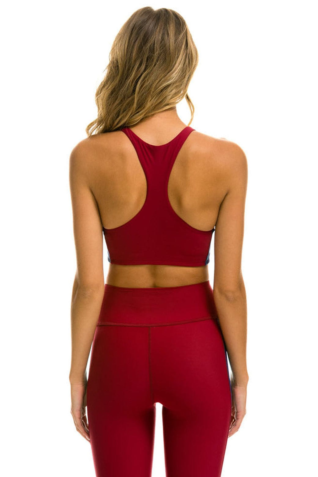 Retro COLOR BLOCK RACER SPORTS BRA - BLAZER