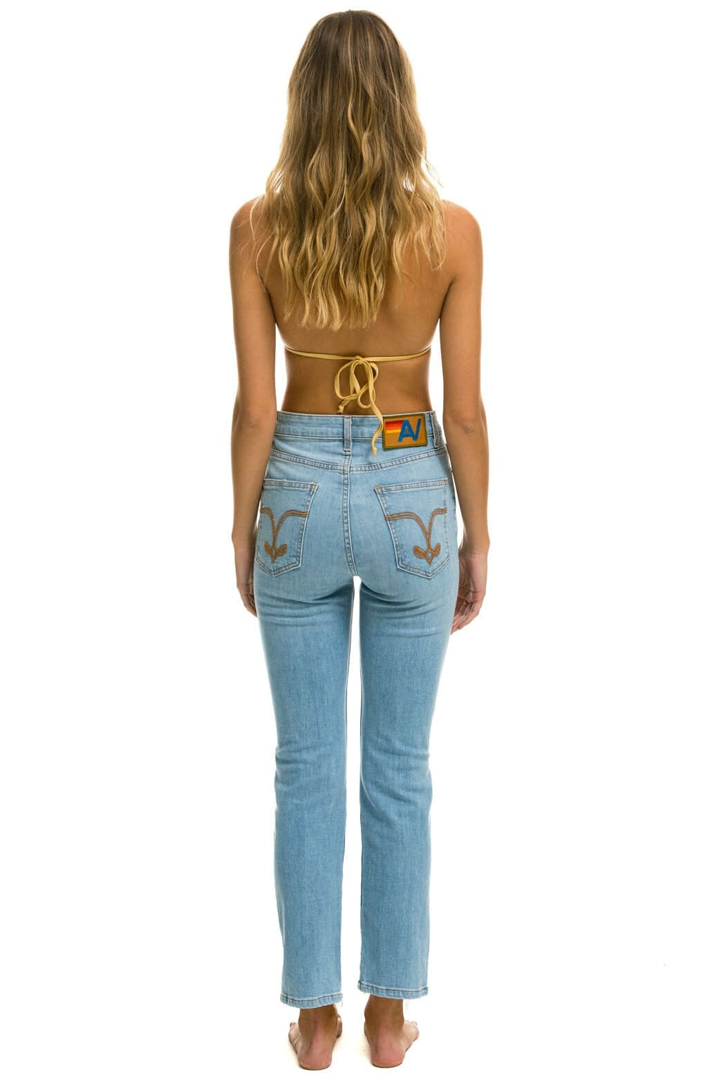 Retro HIGH RISE SLIM BOOT JEAN - SUPER LIGHT