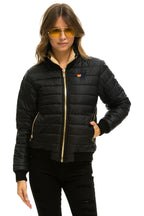 Retro SUNBURST JACKET - GLOSSY BLACK